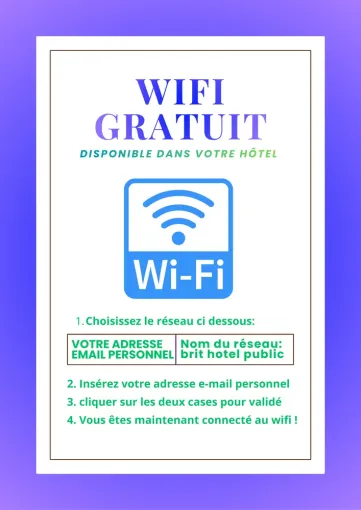Restez connecté en toute sérénité avec notre Wi-Fi gratuit, Foix, Brit Hôtel Foix