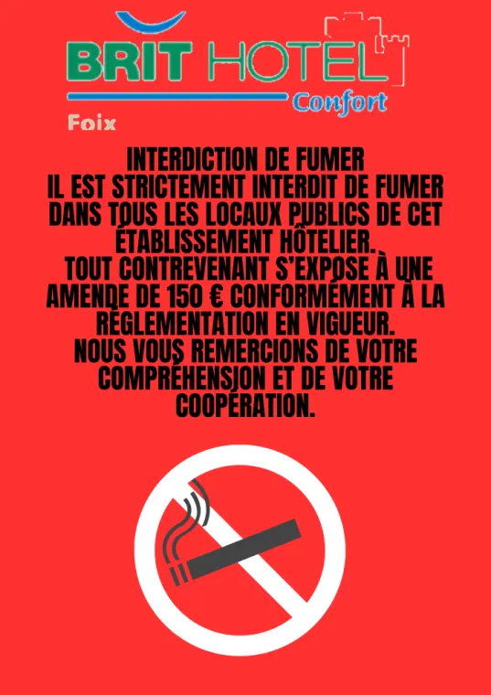 INTERDIT DE FUMER !