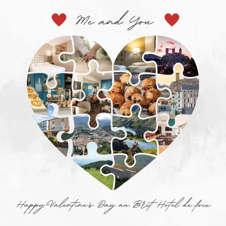 Saint-Valentin au Brit Hotel Foix : même en Ariège, on tombe amoureux, Foix, Brit Hôtel Foix